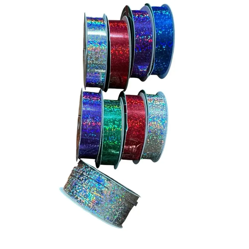 Lot 4 Decorative Craft Ribbon Gold‎ Holiday Birthday Gift Wrap 25ft 12ft 5yd New